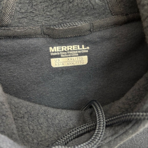 Merrell Navy Hoodie size XXL - Picture 6 of 6